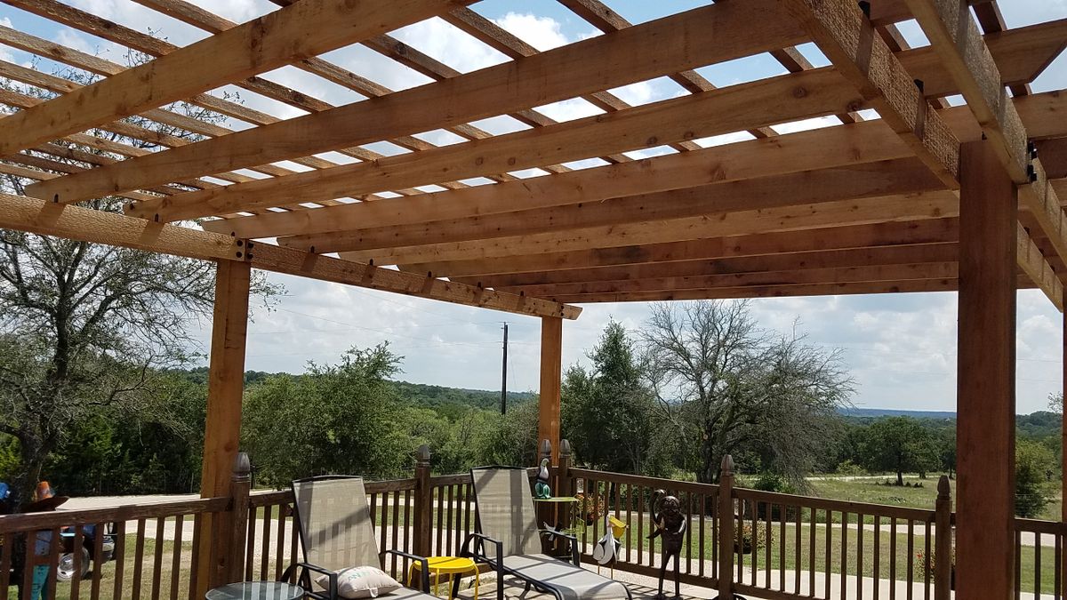 Deck & Patio Installation for Trinity General Contracting in Huntsville, TX