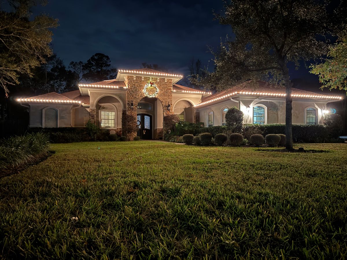 Landscape and Holiday Lighting for The Outdoor Buddies in Houston, TX