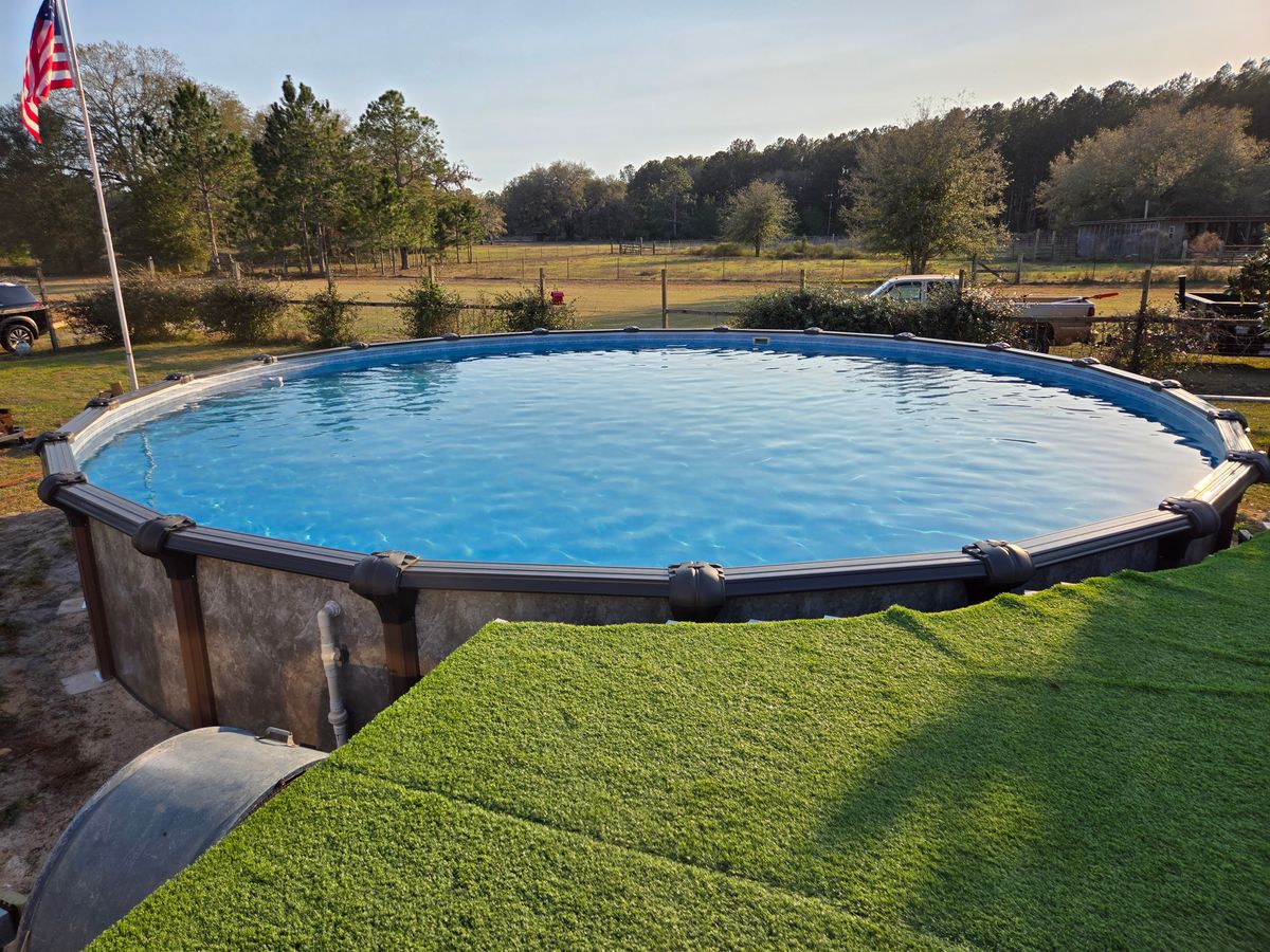 Above Ground Pool Installation for Down & Dirty Lawn Svc  in Tallahassee, FL