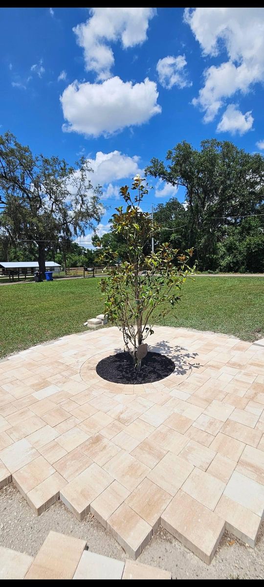 Landscape Installation for Tezna Landscaping, Trees & Pavers in Valrico, FL