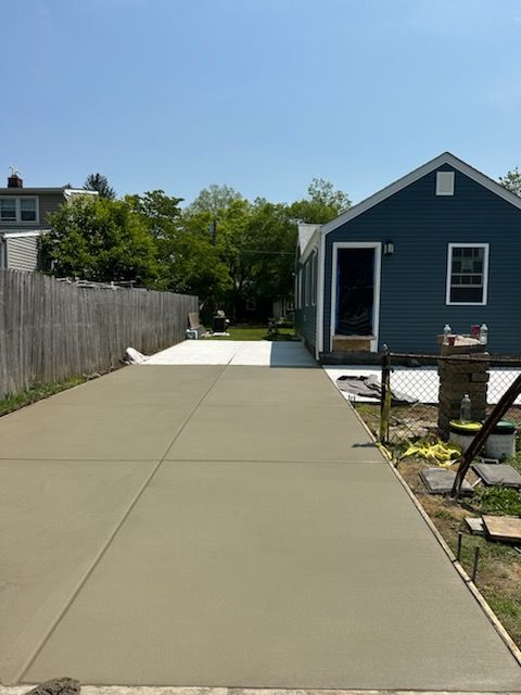Driveway Installation for GV Concrete LLC in Cherry Hill Township, NJ