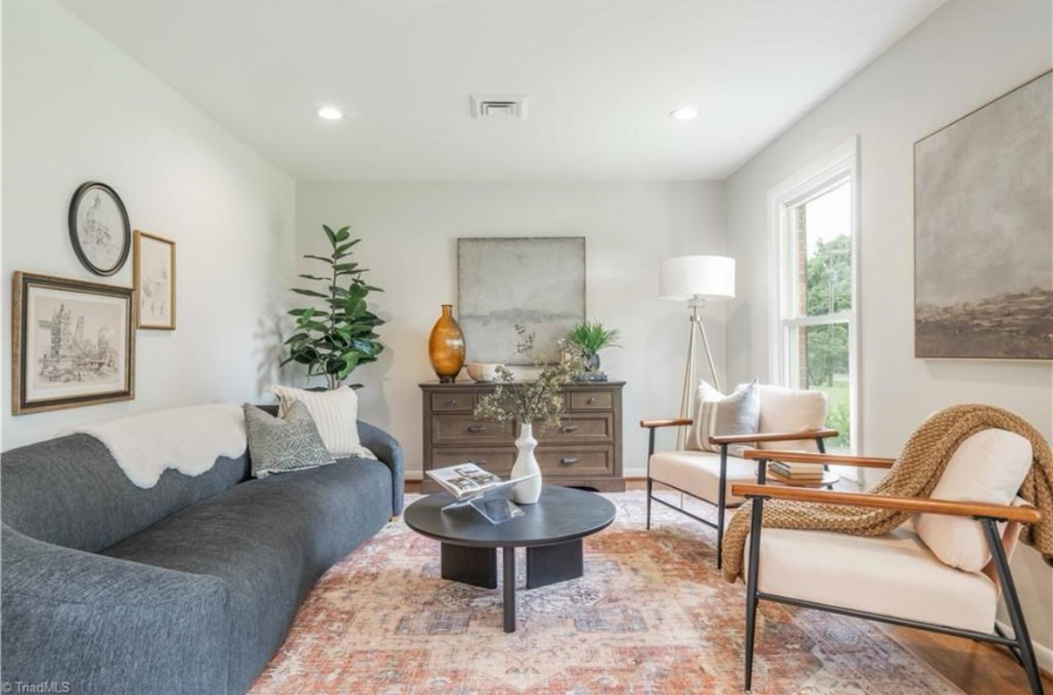 Luxury Real Estate Staging for Hartman Homes and Interiors in Lexington, NC