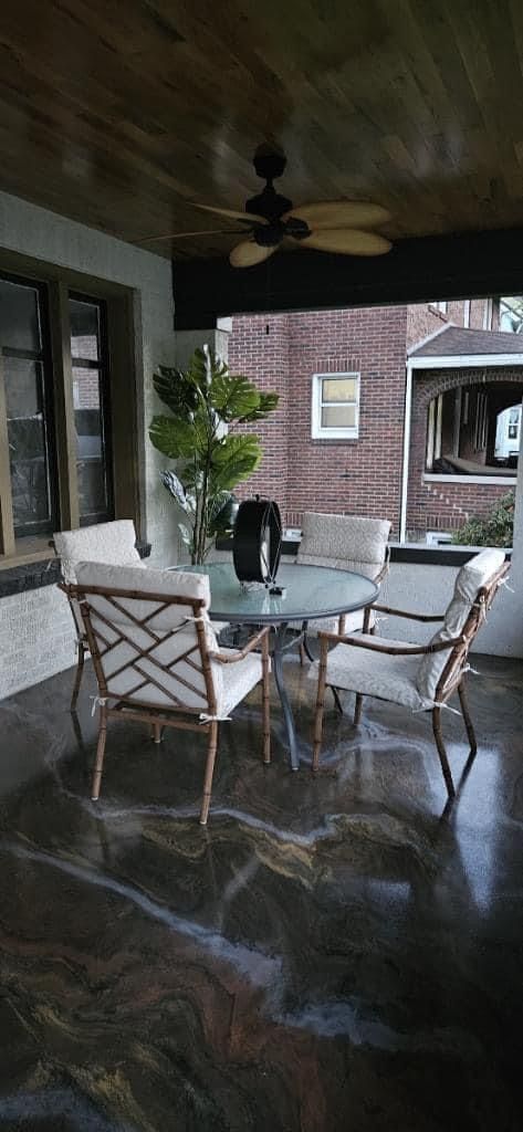 Epoxy Floor Coatings for Texas Curb N Borders in Houston, TX