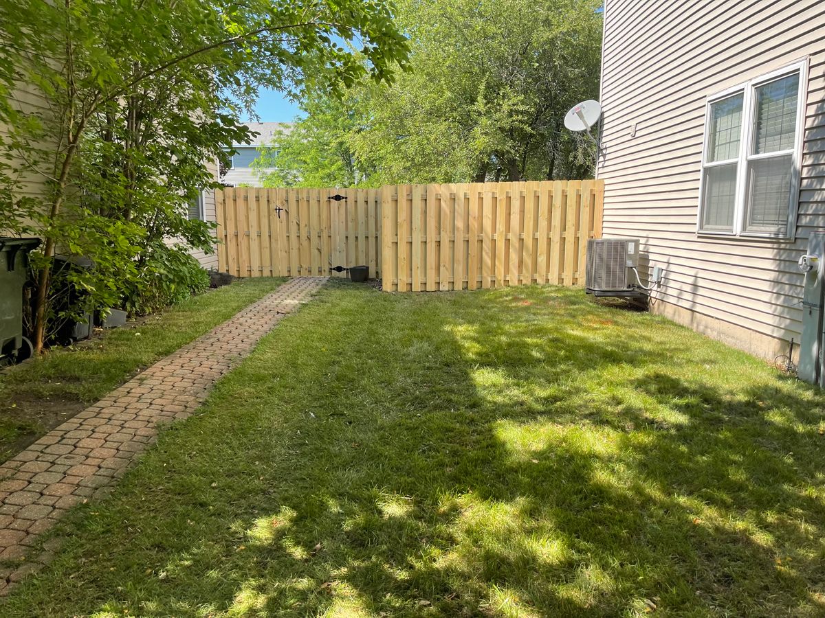 Residential Fence Installation for 5-Star Fencing in McHenry, IL