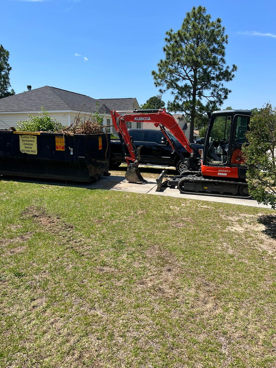 Lot And Land Clearing for Southern Pride Development in Blythewood, SC