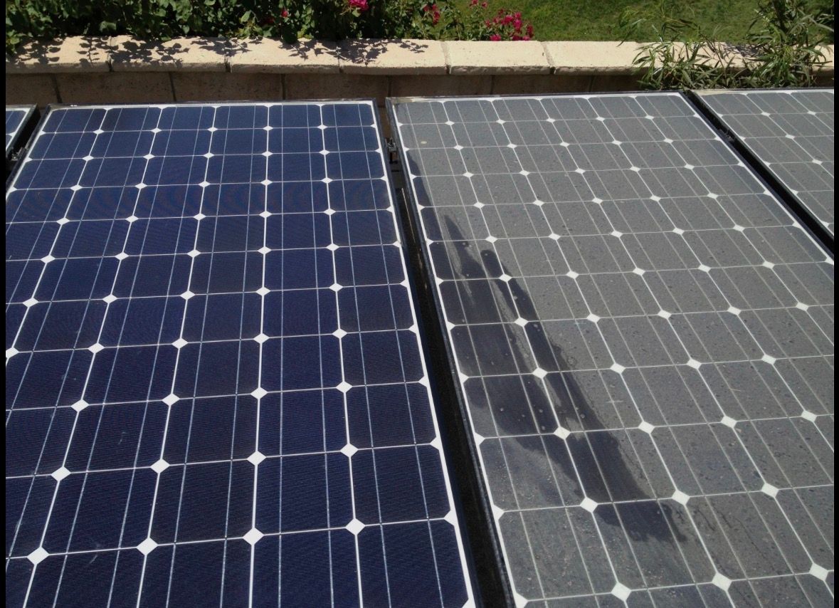 Solar panel cleaning for Premier Softwash in Bluffton, SC