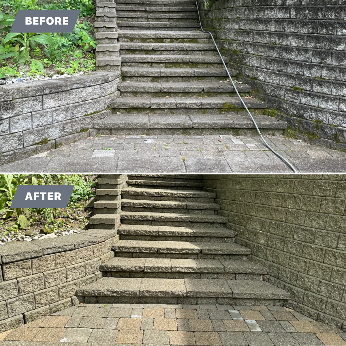 Driveway and Sidewalk Cleaning for America First Power Washing Services in Brewster,  NY