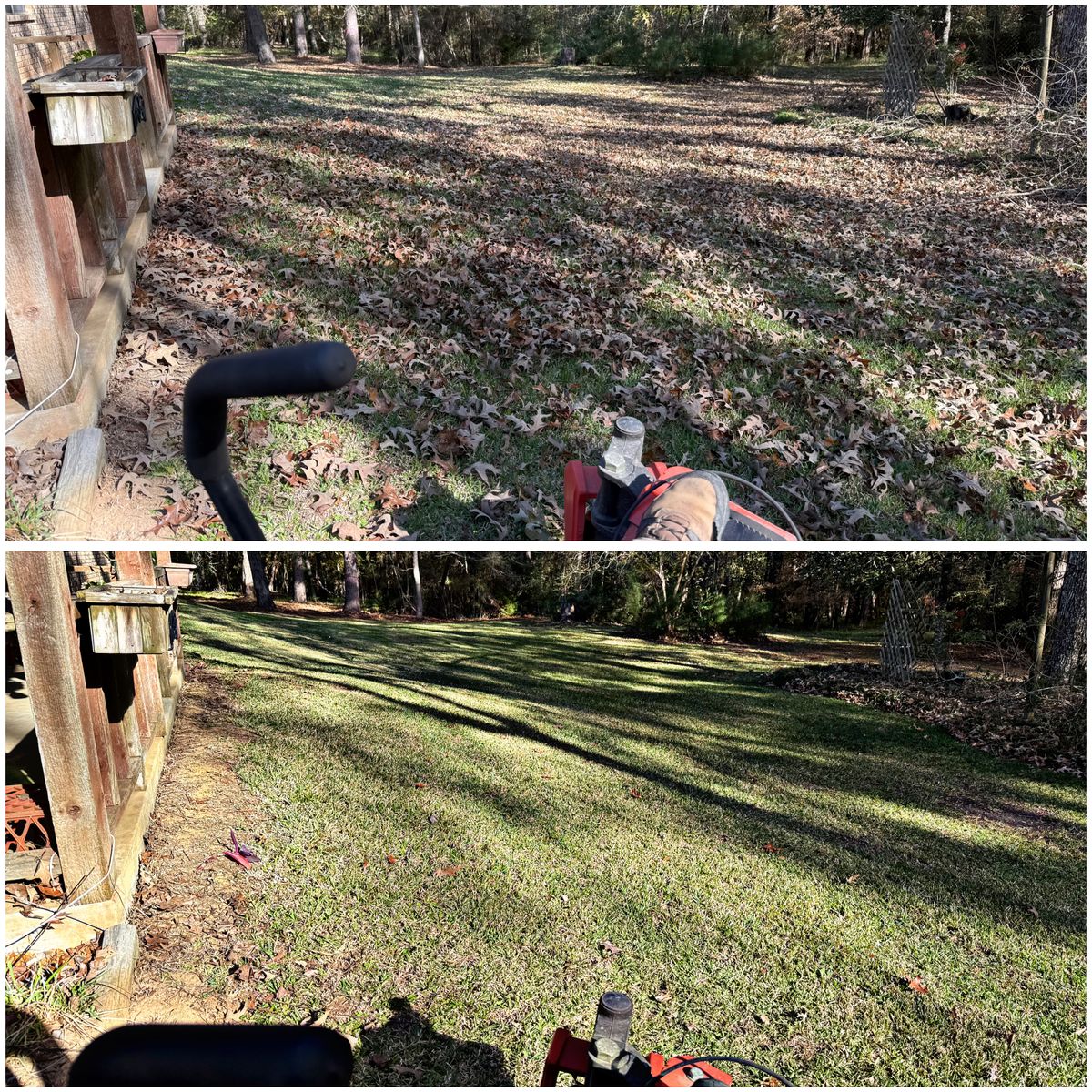 Mowing for JT’s Landscaping in Tyler County, TX