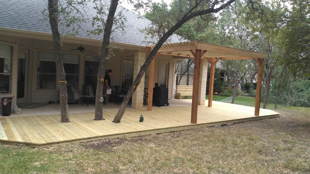Pergolas for Chase Remodeling & Concrete in Taylor County, TX