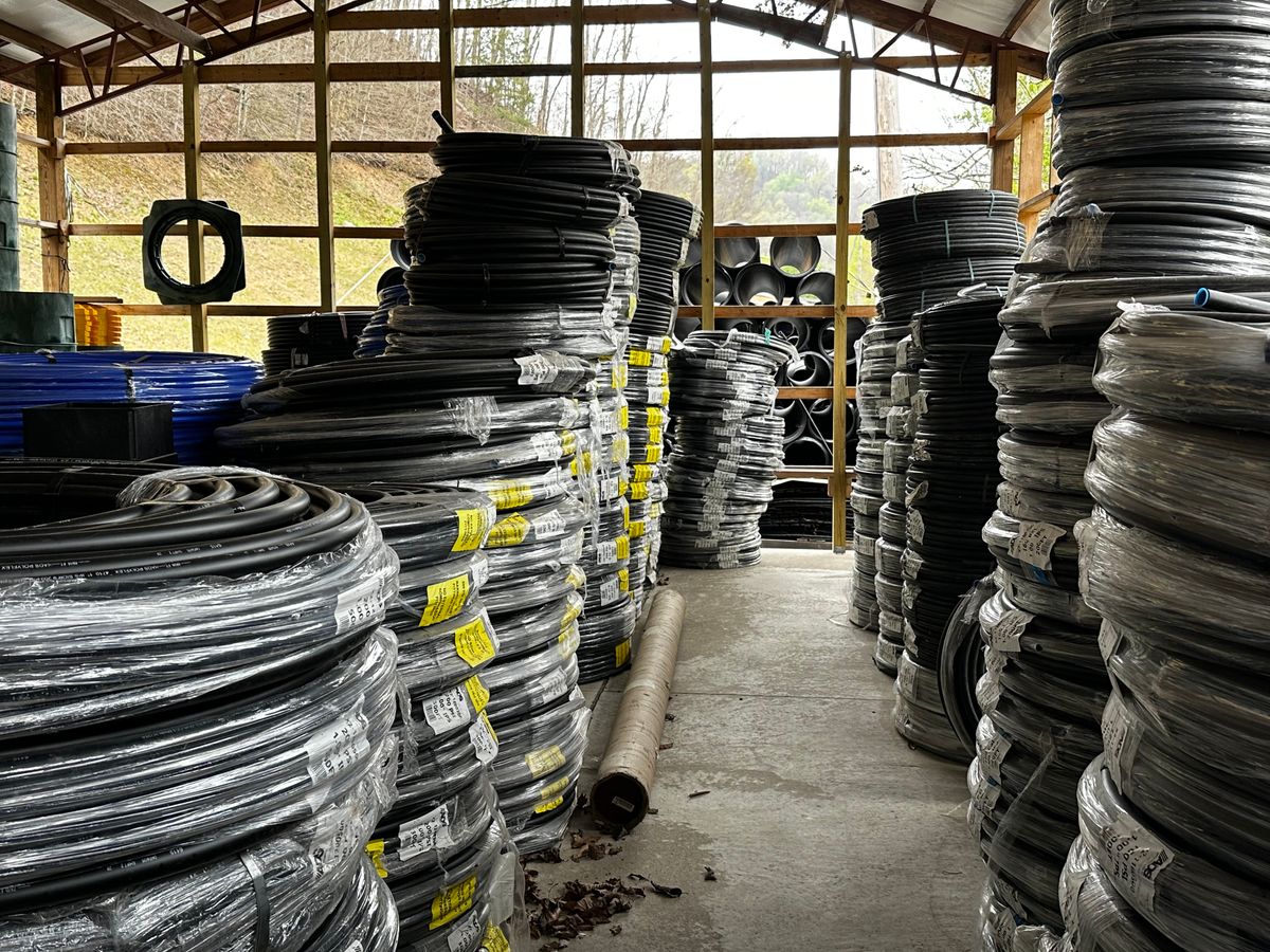 Sale of hdpe waterline for SNL AERATION in Pecks Mill,,  WV