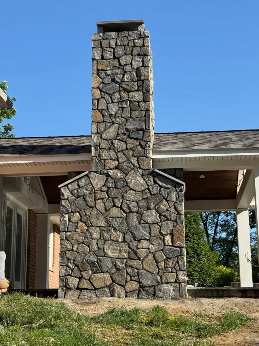 Veneer Stone Work for Berks Concrete LLC in Berks County, PA