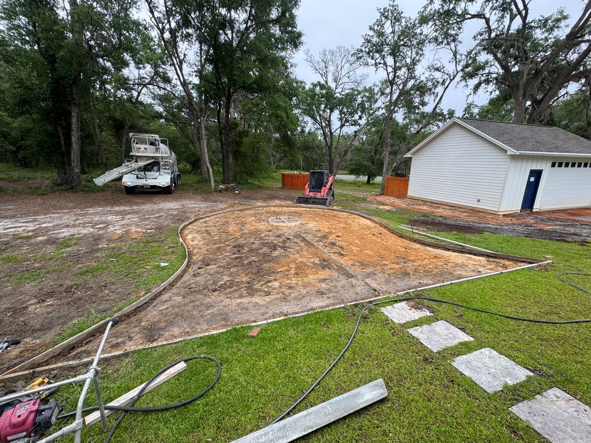 Patio Design & Installation for Cameron Enterprises in Live Oak, FL