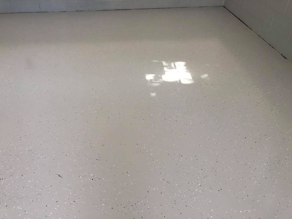 Epoxy Flooring Installation for JD’s Professional Painting Services in Beaufort, NC