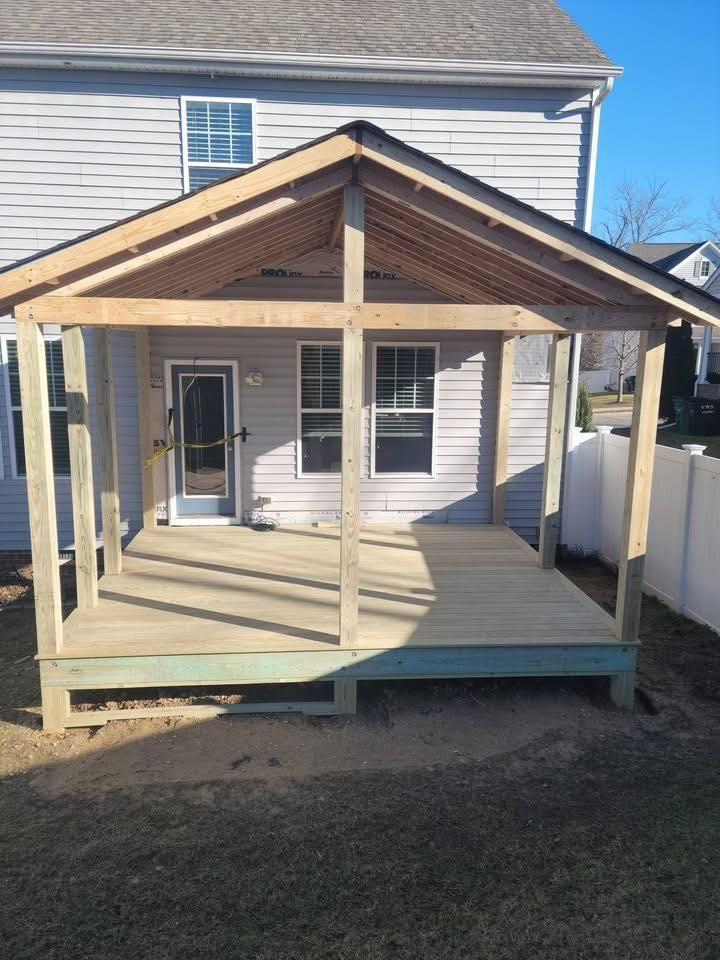 Covered Porches for Lester Contracting LLC in Richmond, VA