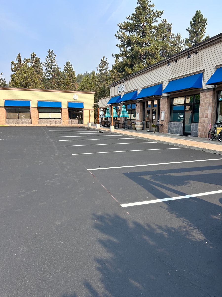 Sealcoat Installation for Pacific Sealcoating in Black Butte Ranch, OR