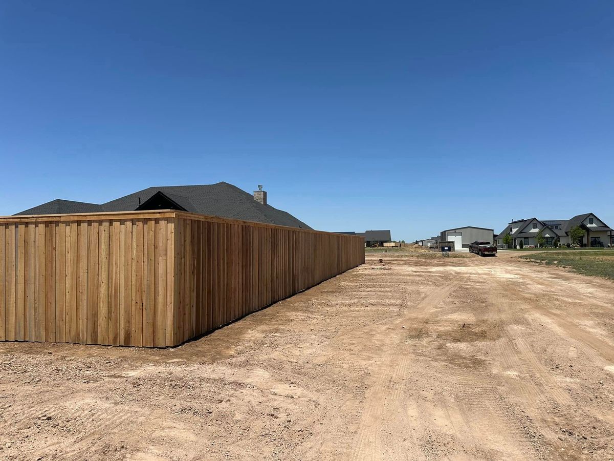 Fence Installation for Russell Fencing and Outdoors in Lubbock ,  TX