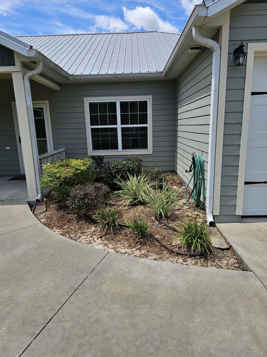 Mulch Installation for Deeper Roots Landscape in High Springs, FL