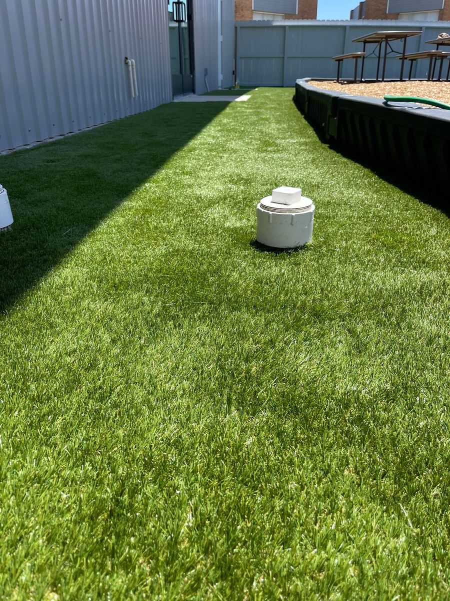 Artificial Turf Installation for Full Armor Landscapes in League City, TX