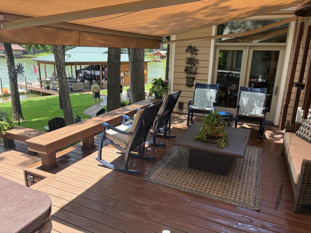 Deck Construction for Moore Lake Living LLC in Leesburg, TX