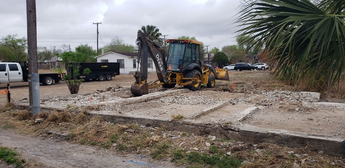 Civil Construction Work for Longoria & Son Construction in Laredo, TX