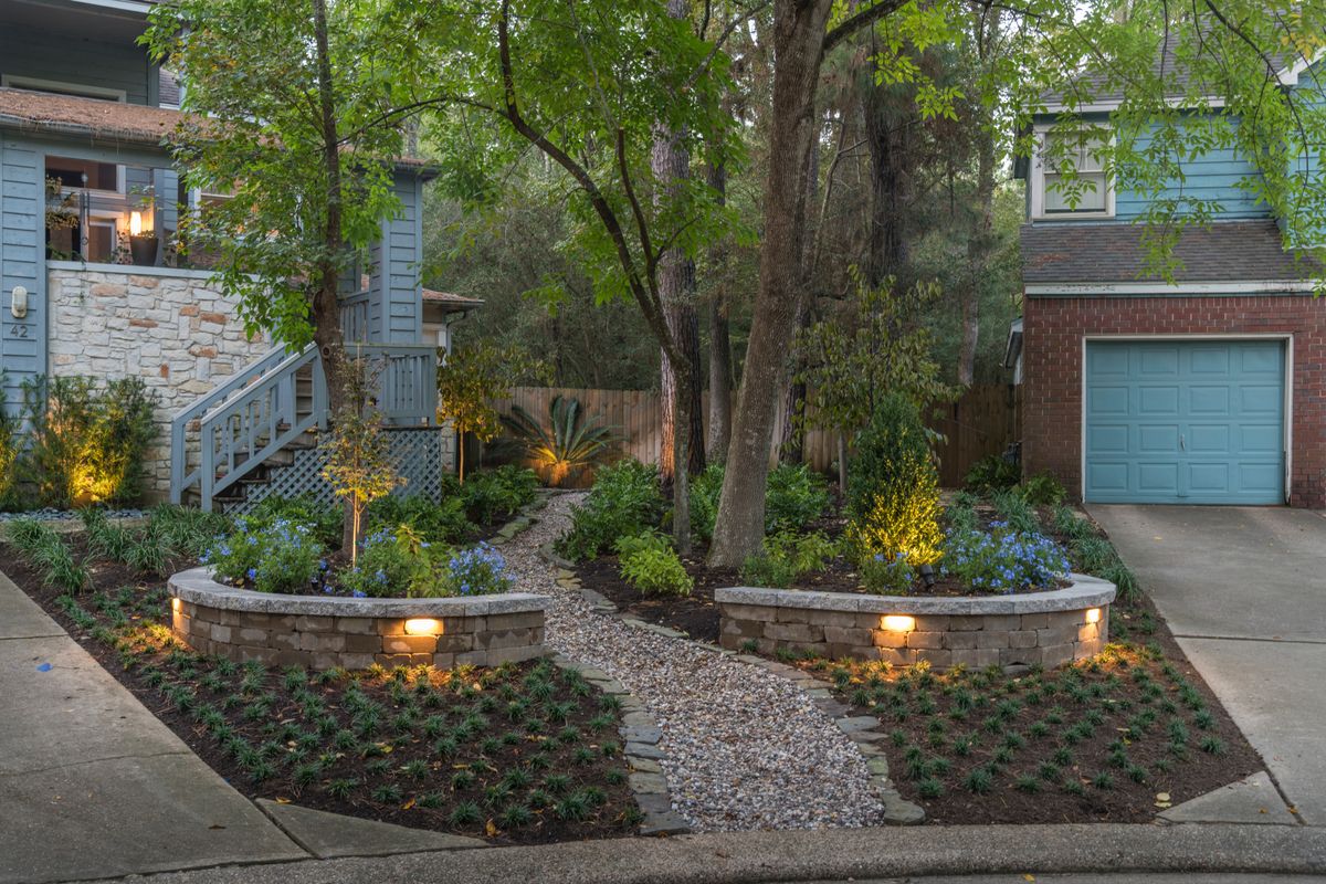 Landscape Installation for Atlas Land Design in Creekside Park, TX