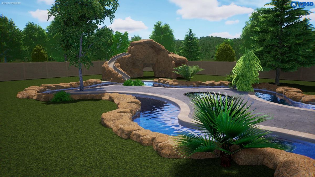 Pool Remodels for Texas Curb N Borders in Houston, TX