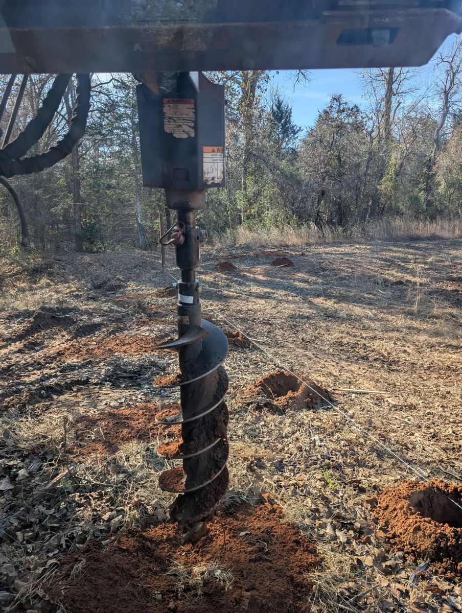 Site Preparation for Nathan Foyil Bobcat Work in Edmond, OK