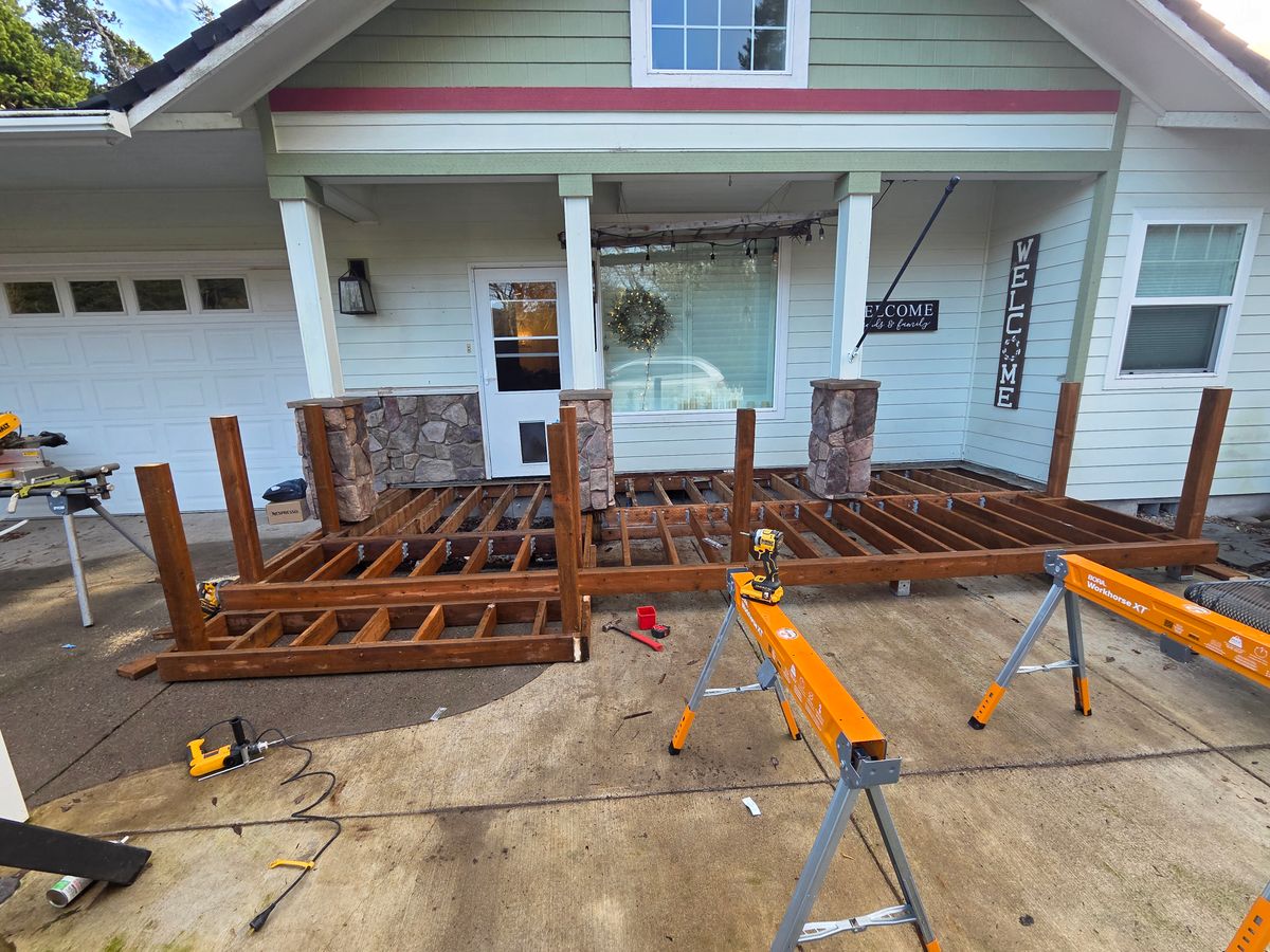 Deck Installation for BTC Construction in Florence, OR