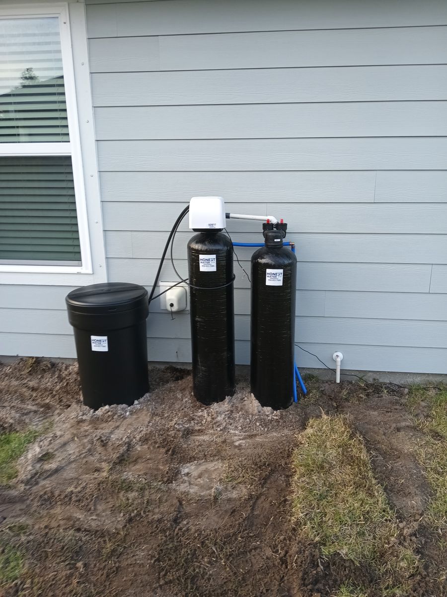 Water Softening System Installation for Honest Water of the Panhandle in Port St. Joe, FL