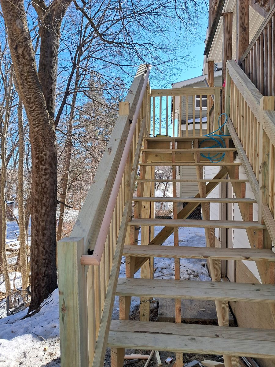 Finish Carpentry for E&Z Construction in Ashburnham, MA