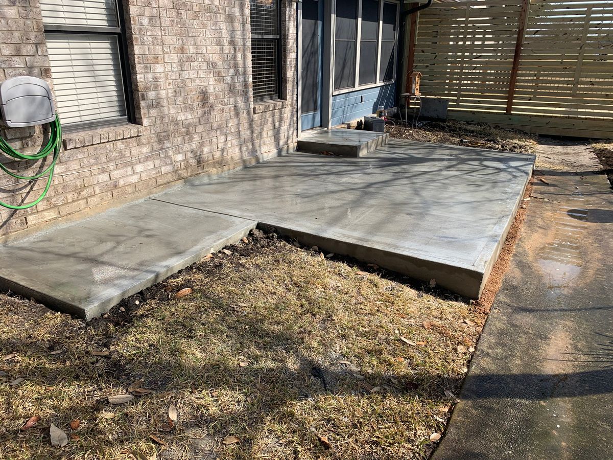 Patio Design & Construction for DR Landscape in San Antonio, TX