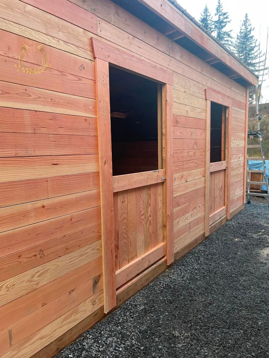 Shelters for Oats Equestrian Fencing LLC in Arlington, WA