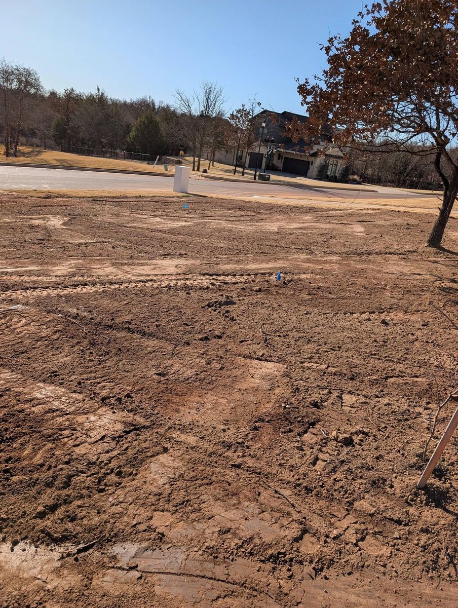 Land Grading for Nathan Foyil Bobcat Work in Edmond, OK