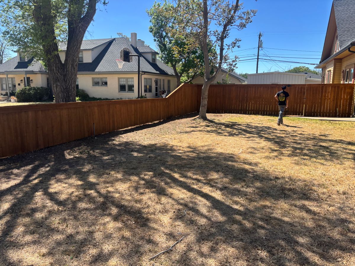 Fence Installation for Straight Edge Siding, Fencing & Decks in Pampa, TX