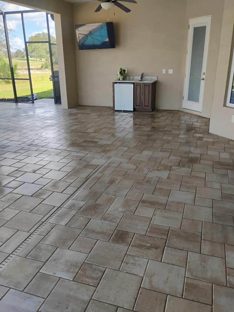 Stamped Concrete Installation for All Phases Decorative Concrete in Sebring, FL