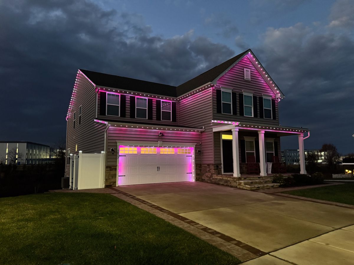 Permanent Lighting for Happy Holiday Christmas Lighting in Mullica Hill, NJ
