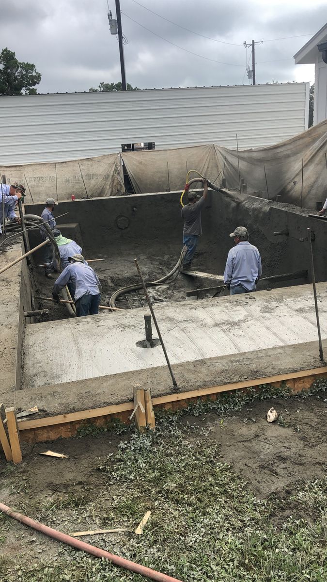 Concrete Pools for UBER FORCE in San Antonio, TX