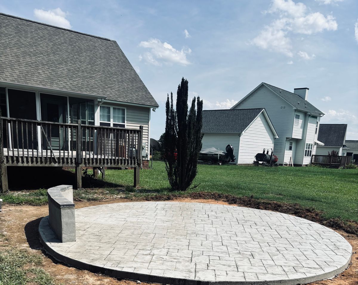 Patio Design & Installation for Adams Reconstruction in Clayton, NC
