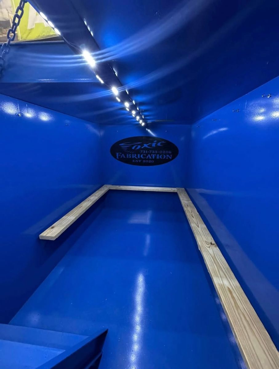Storm shelter for Simmons land works in Sardis,, TN
