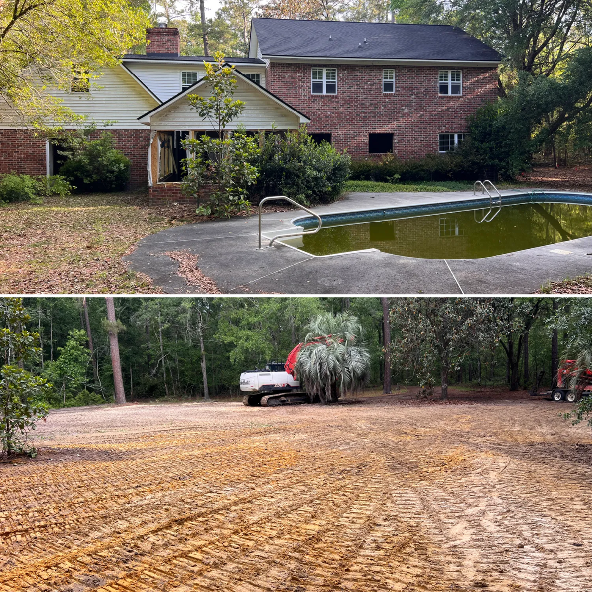 Land and Lot Clearing for Coursey Construction in Metter, GA