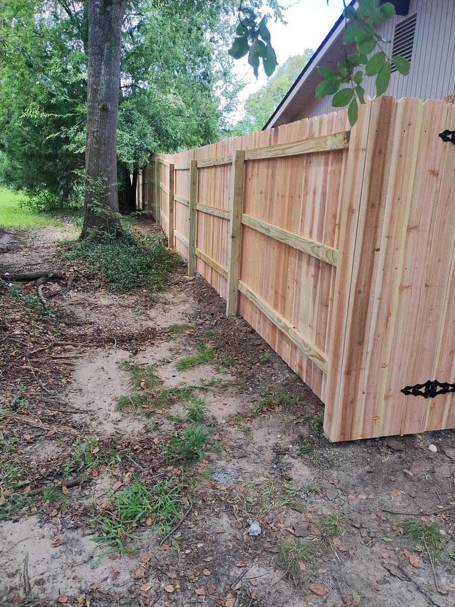 Privacy Fencing for M-Z Excavations in College Station, TX