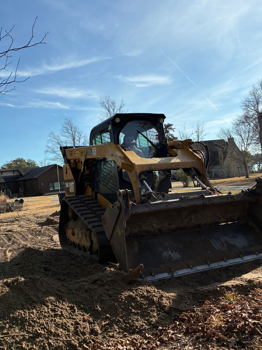 Land Clearing/Grading for Top Notch Landscape in Sneads Ferry, NC