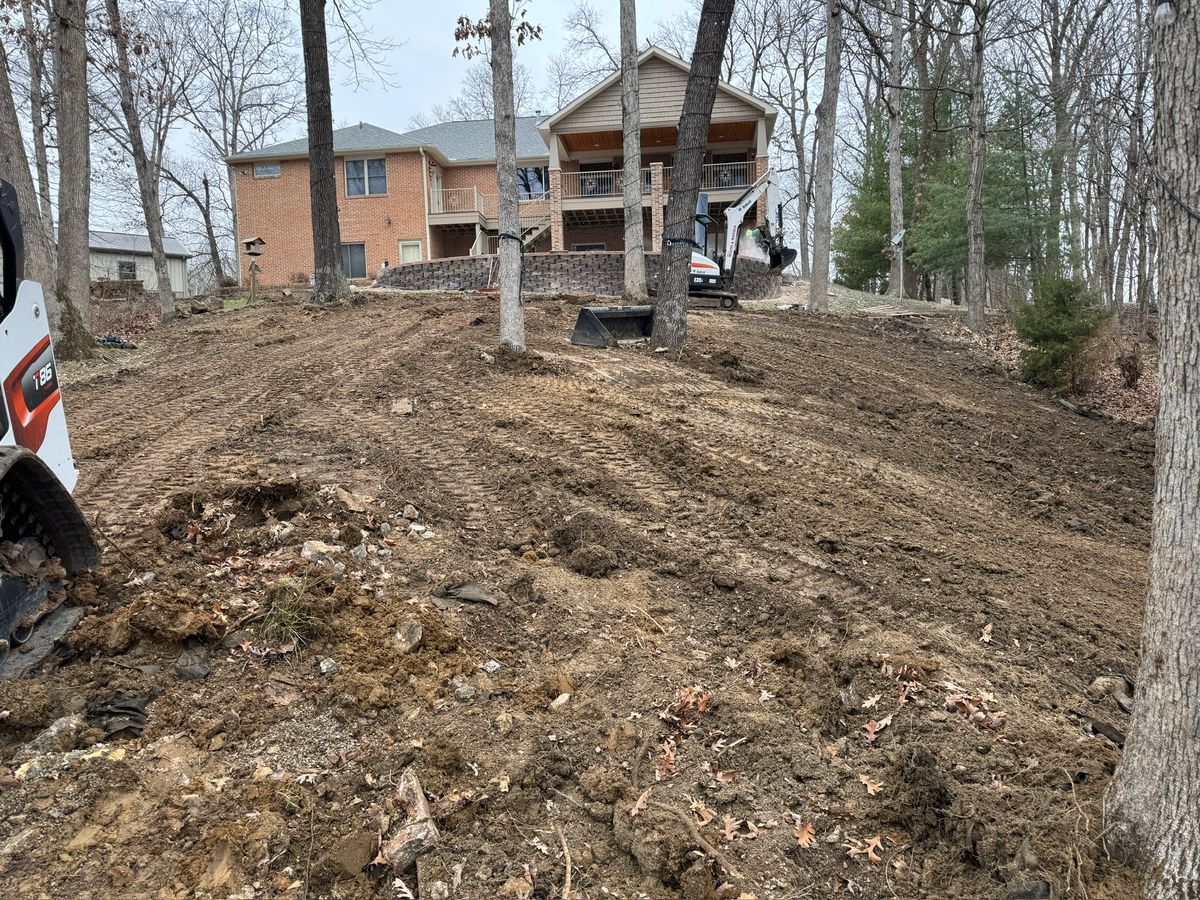 Landscape Installation for Mayfield Landscaping in Staunton, IL