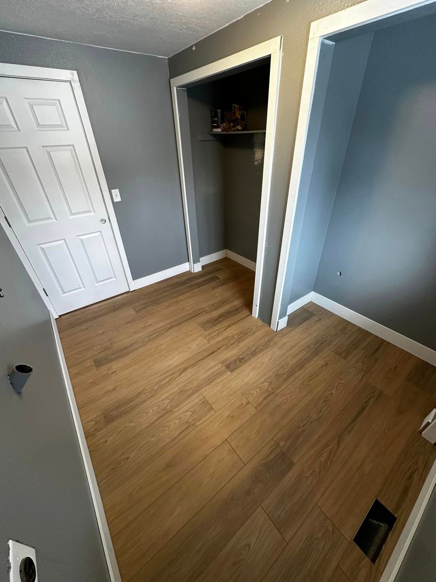 Floor Installation for Nate’s Boys Flooring in Rigby, ID