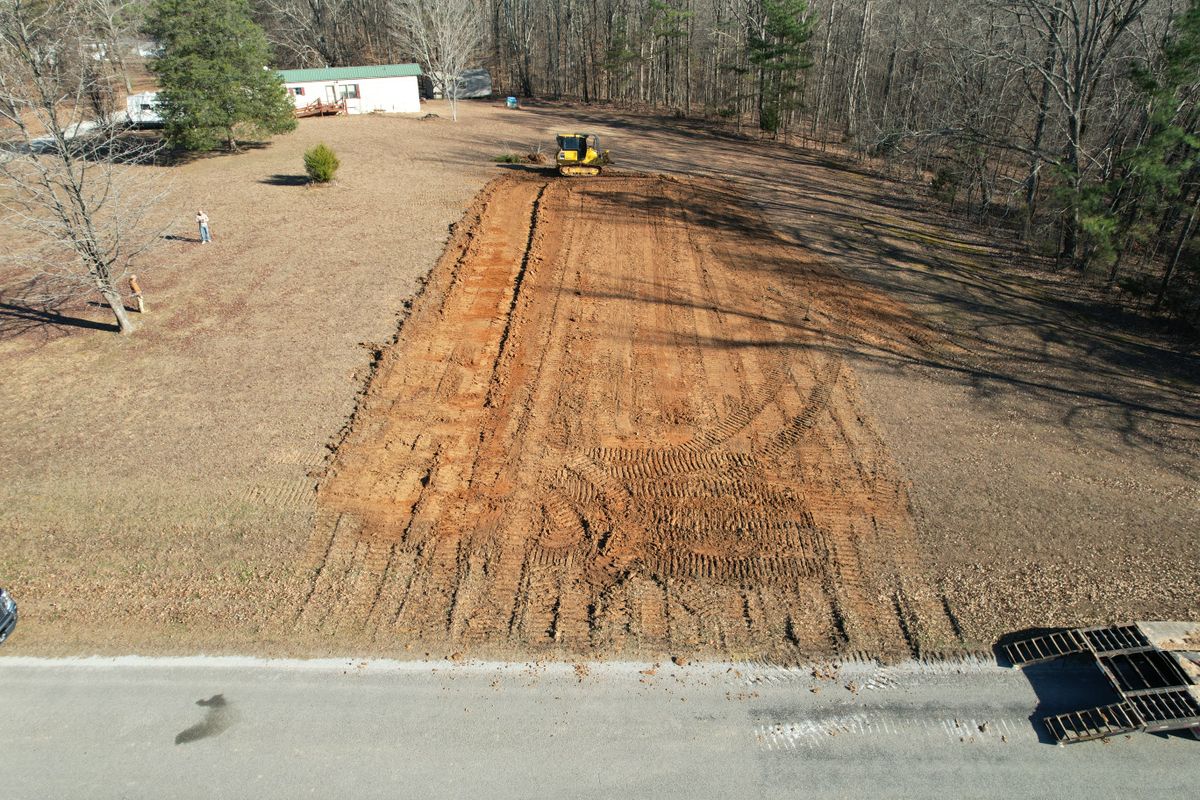 Foundation Digging for West TN Dirt Works in Lexington, TN