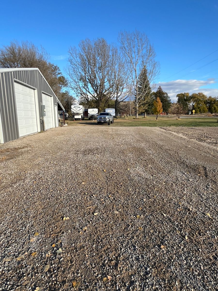 Driveway construction/repair for SilverStone Excavation in Rigby, ID