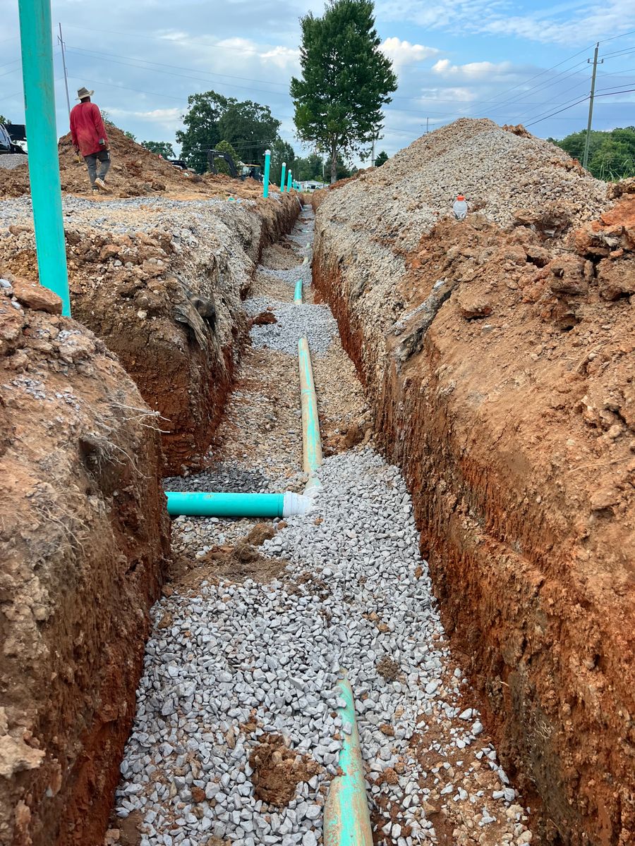 Sewer & Water mains/lines for J.P Landscaping and excavation in Chattanooga, TN