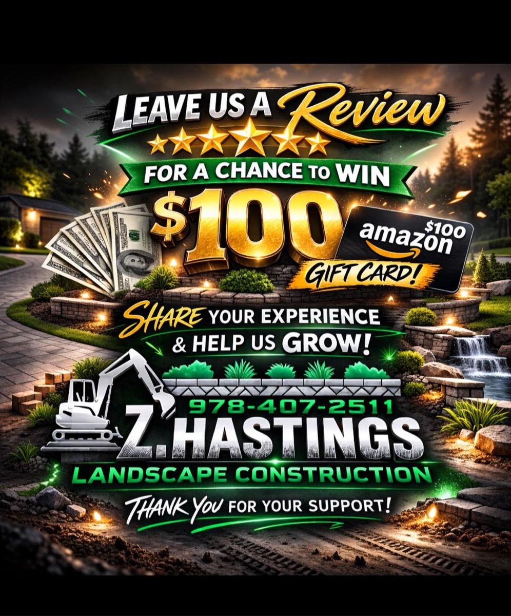 Landscape Installation for Z. Hastings Landscape Construction in Templeton, MA