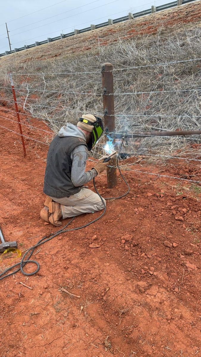 Farm Fence for TC Concrete in Elk City, OK