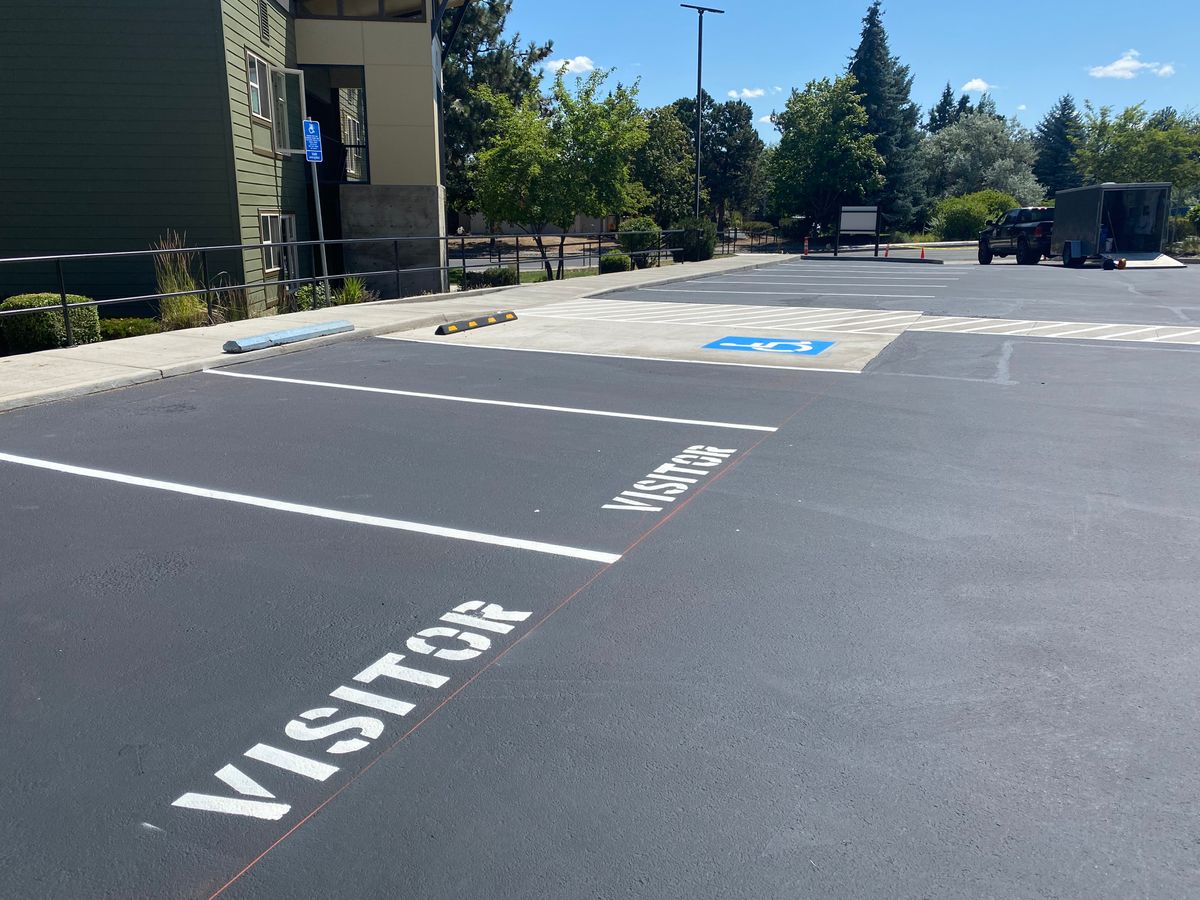 Parking Lot Sealcoating for Pacific Sealcoating in Black Butte Ranch, OR